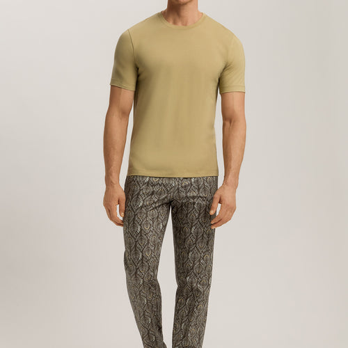 Night And Day Knit Lounge Pant | Green Lichen Pattern 75216-3034