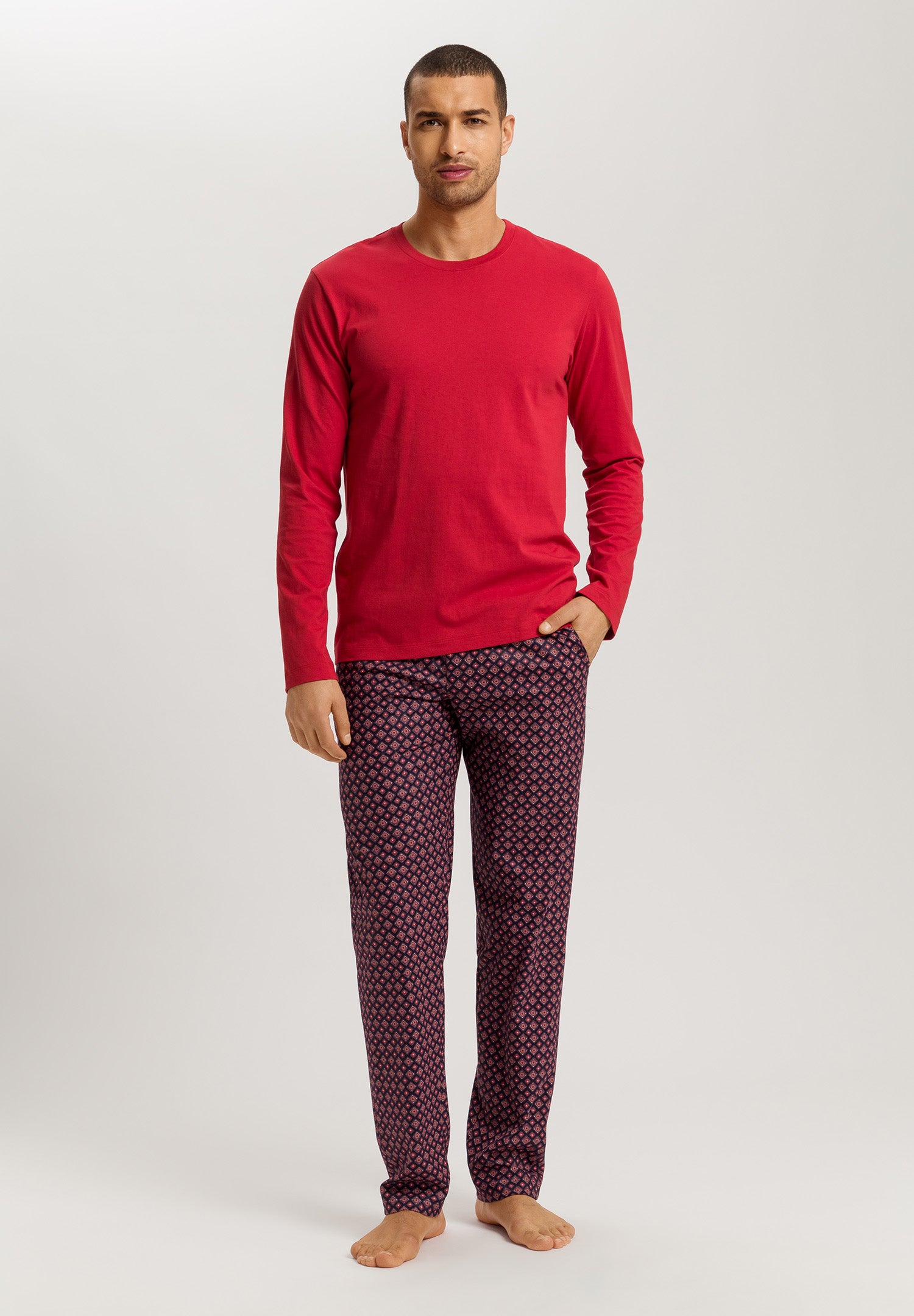 Night And Day Knit Lounge Pant | Blue Gems Print 75216-3035