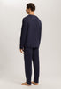 Sea Island Cotton Long Sleeve Pajama | Black Iris 75284-496