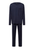 Sea Island Cotton Long Sleeve Pajama | Black Iris 75284-496