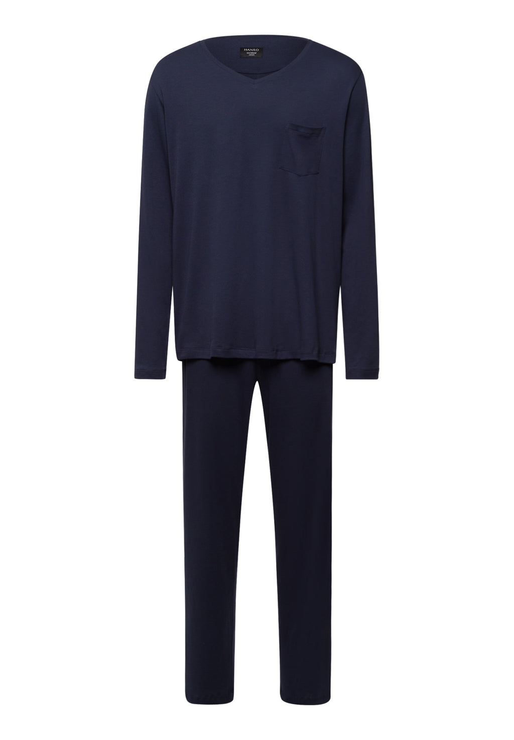 Sea Island Cotton Long Sleeve Pajama | Black Iris 75284-496