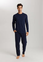 Night And Day 	cotton Crew Neck Top | Deep Navy 75431-1610