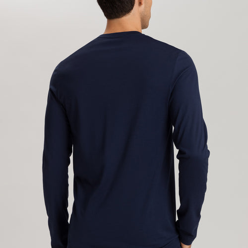 Night And Day 	cotton Crew Neck Top | Deep Navy 75431-1610