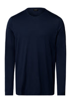 Night And Day 	cotton Crew Neck Top | Deep Navy 75431-1610