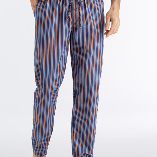 75436 Night & Day Woven Lounge Pant - 2074 Orange Blue Stripe