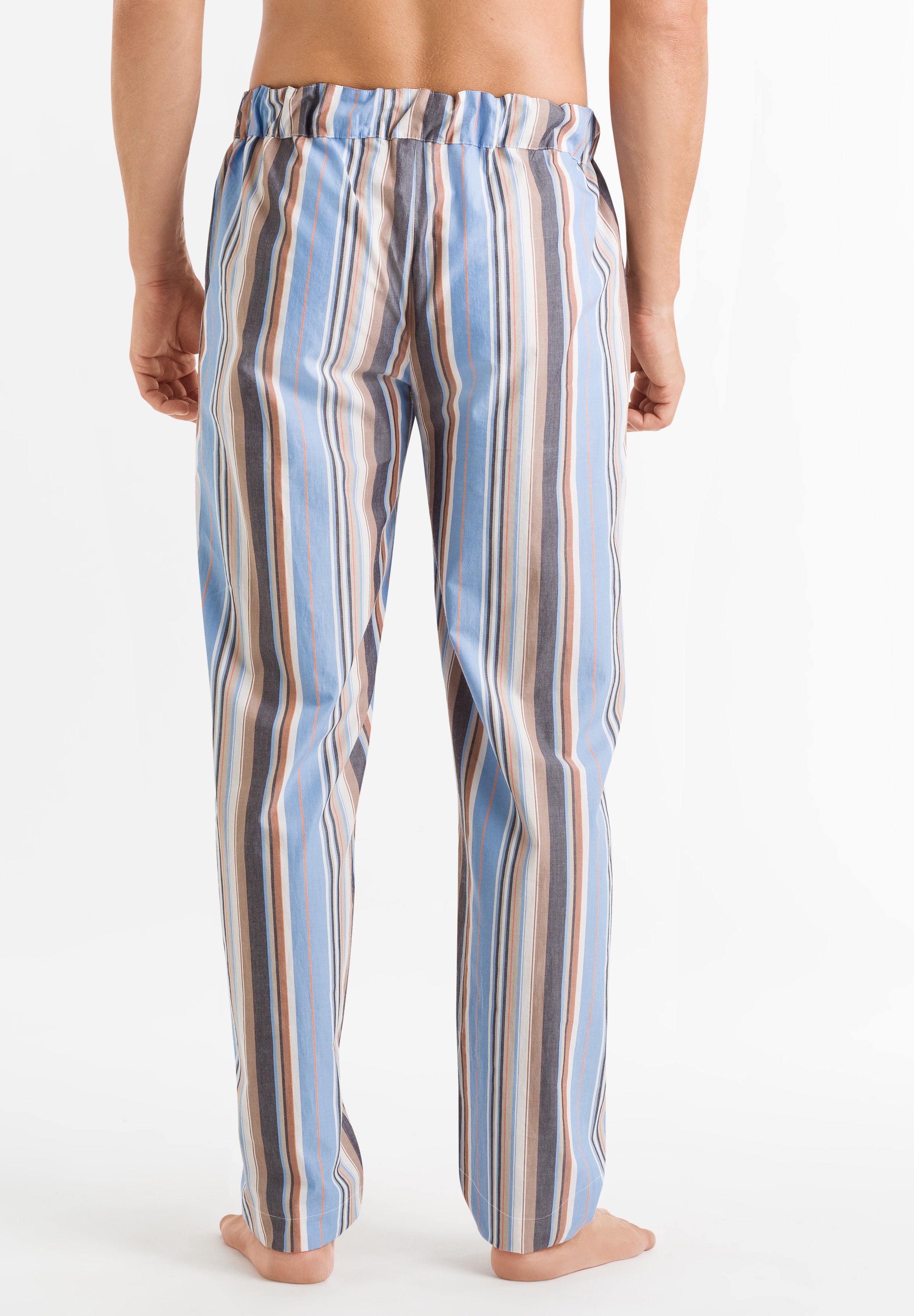 75436 Night & Day Woven Lounge Pant - 2900 Orange Blue Stripe