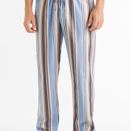 75436 Night & Day Woven Lounge Pant - 2900 Orange Blue Stripe