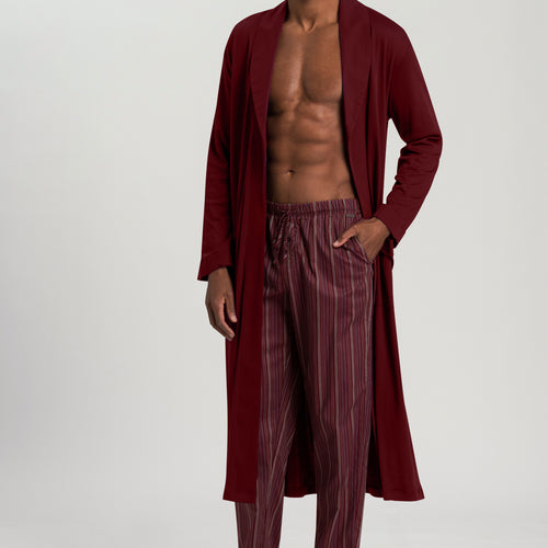 75438 Night & Day Knit Robe - 2402 Red Plum