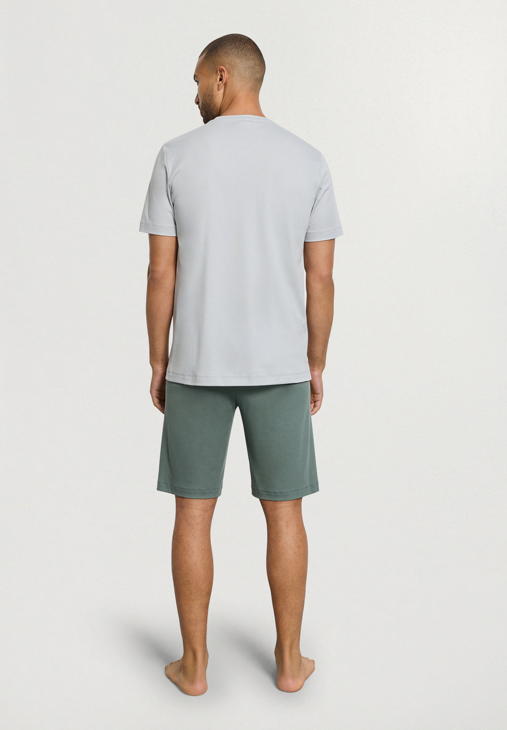 Night And Day Short Sleeve Short Pajama Set | Studio Green 75440-2739