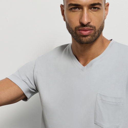 Night And Day Short Sleeve Short Pajama Set | Studio Green 75440-2739