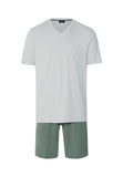 Night And Day Short Sleeve Short Pajama Set | Studio Green 75440-2739