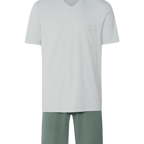 Night And Day Short Sleeve Short Pajama Set | Studio Green 75440-2739