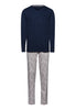 75462 Night & Day Long Sleeve Pajama Set - 2193 Pin Patternwork Light