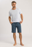 Night And Day Short Knit Pant | Aqua Paisley 75513-2397