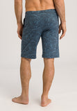 Night And Day Short Knit Pant | Aqua Paisley 75513-2397