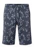 Night And Day Short Knit Pant | Aqua Ink Leaves 75513-3025
