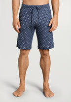 Night And Day Drawstring Cotton Shorts | Squared Harmony 75513-3100