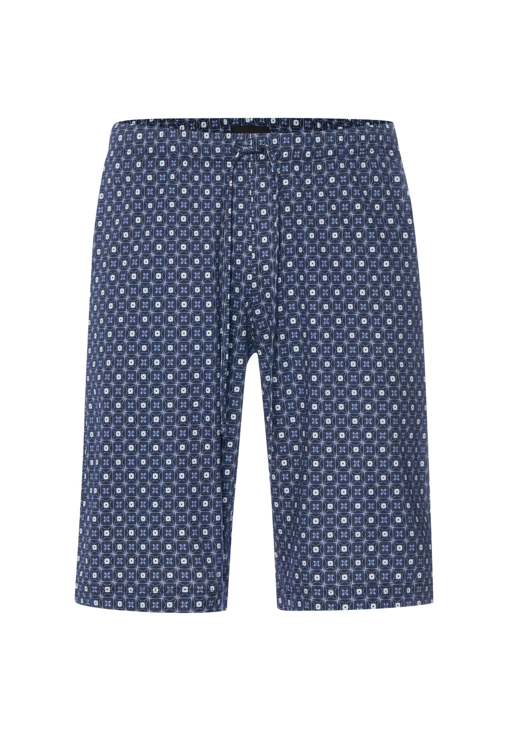 Night And Day Drawstring Cotton Shorts | Squared Harmony 75513-3100