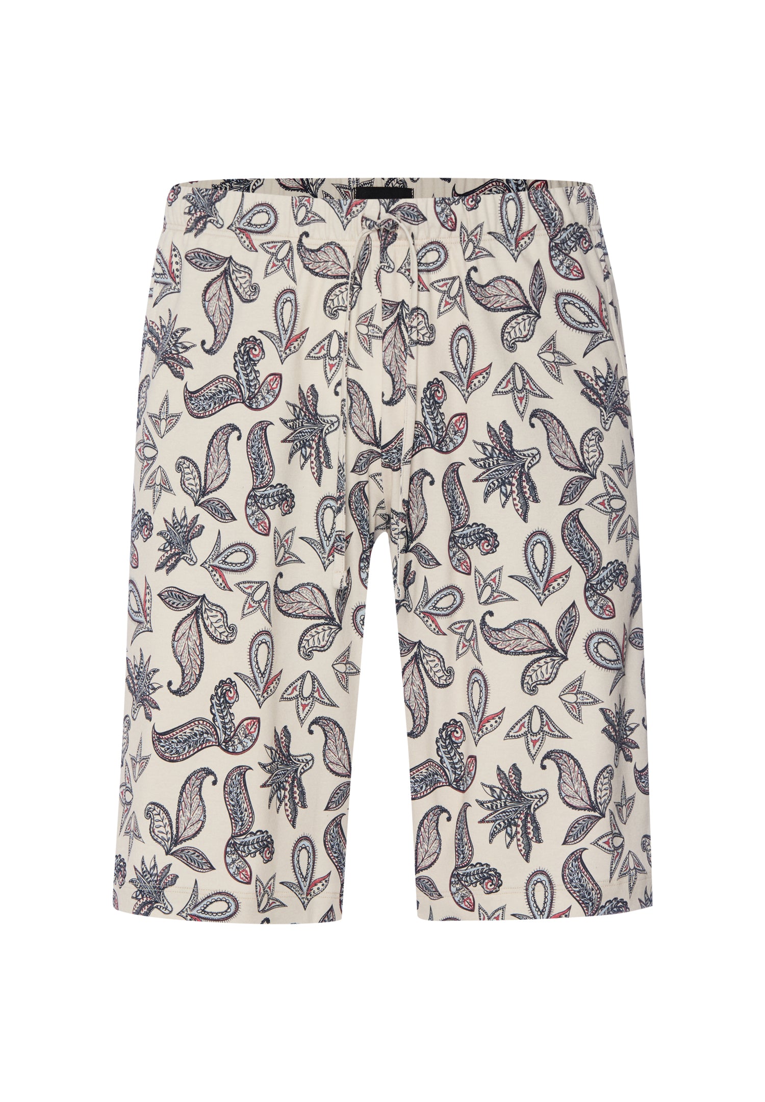 Night And Day Drawstring Cotton Shorts | Maritime Paisley 75513-3101