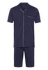 75586 Night & Day Short Sleeve Short Pajama Set - 496 Black Iris
