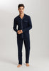 Night And Day Button Front Cotton Pajama Set | Deep Navy 75587-1610