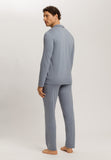Night And Day Button Front Cotton Pajama Set | Cliff Grey 75587-2680