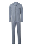 Night And Day Button Front Cotton Pajama Set | Cliff Grey 75587-2680