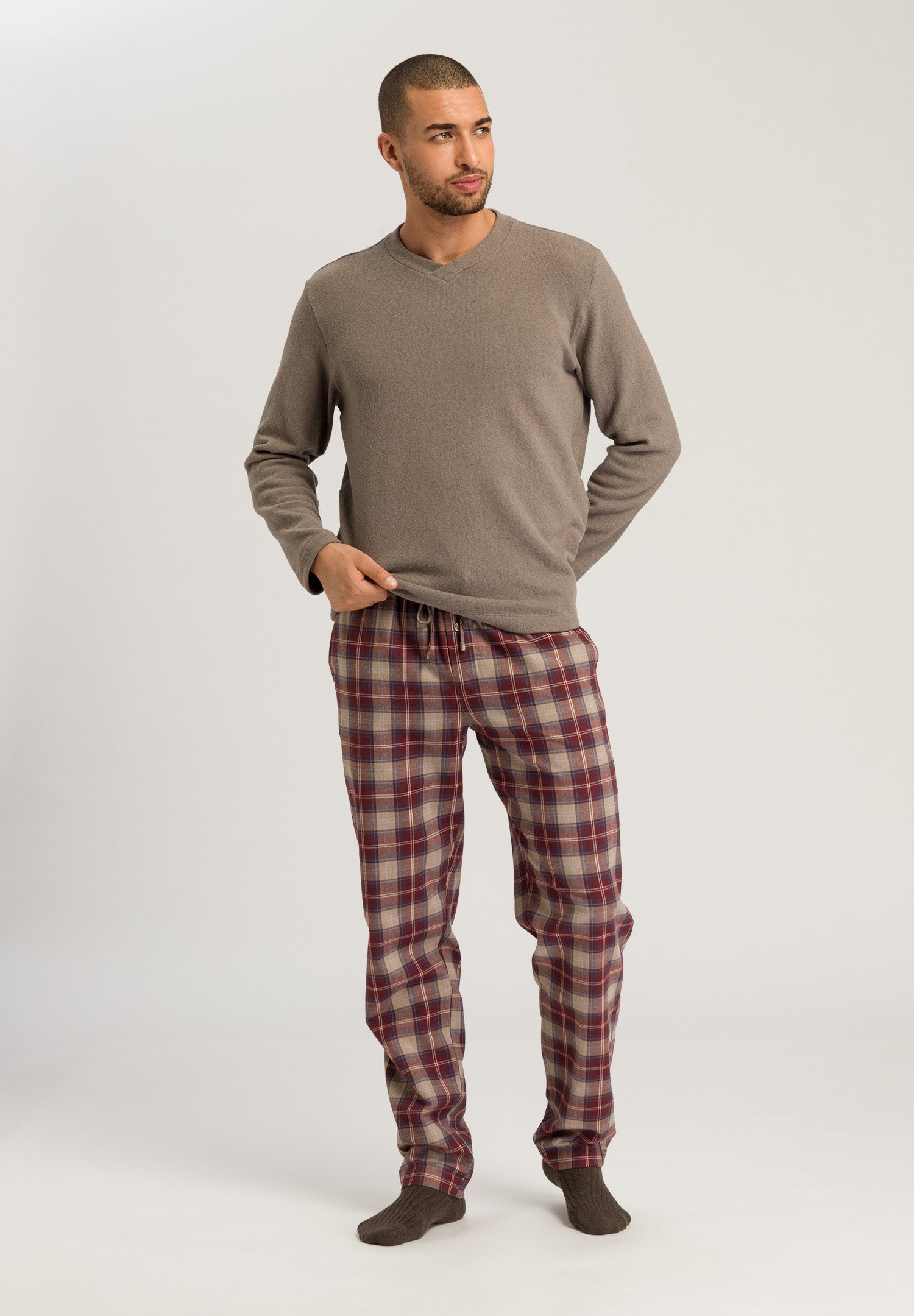 75723 Cozy Comfort Pants - 2388 Homey Check