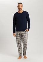 Cozy Comfort Cotton Drawstring Pajama Pants | Cardamom Check 75723-3042