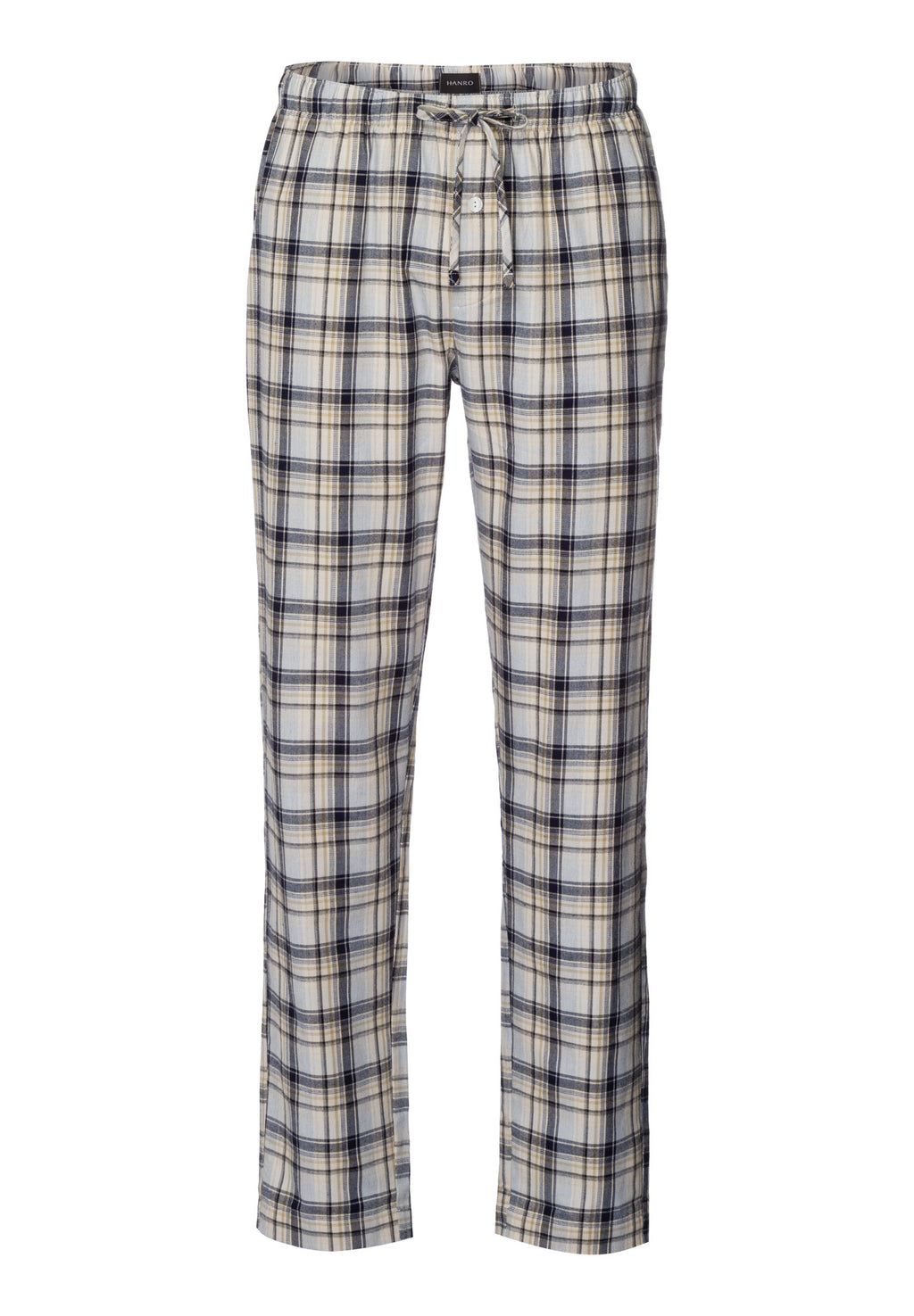 Cozy Comfort Cotton Drawstring Pajama Pants | Cardamom Check 75723-3042