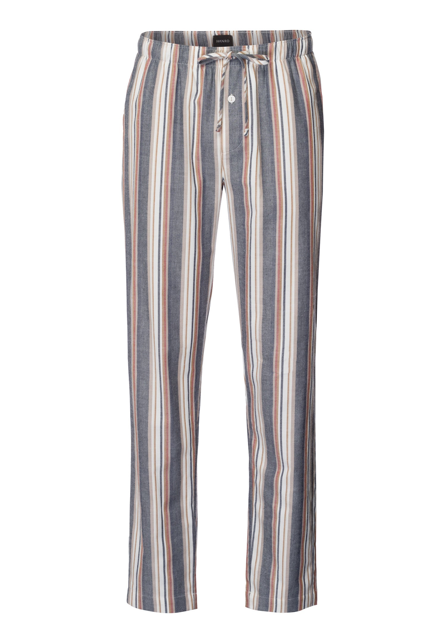 Cozy Comfort Cotton Drawstring Pajama Pants | Redwood Stripe 75723-3043