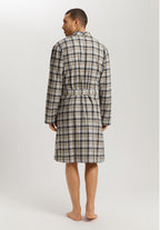 Cozy Comfort Cotton Flannel Robe | Cardamom Check 75729-3042