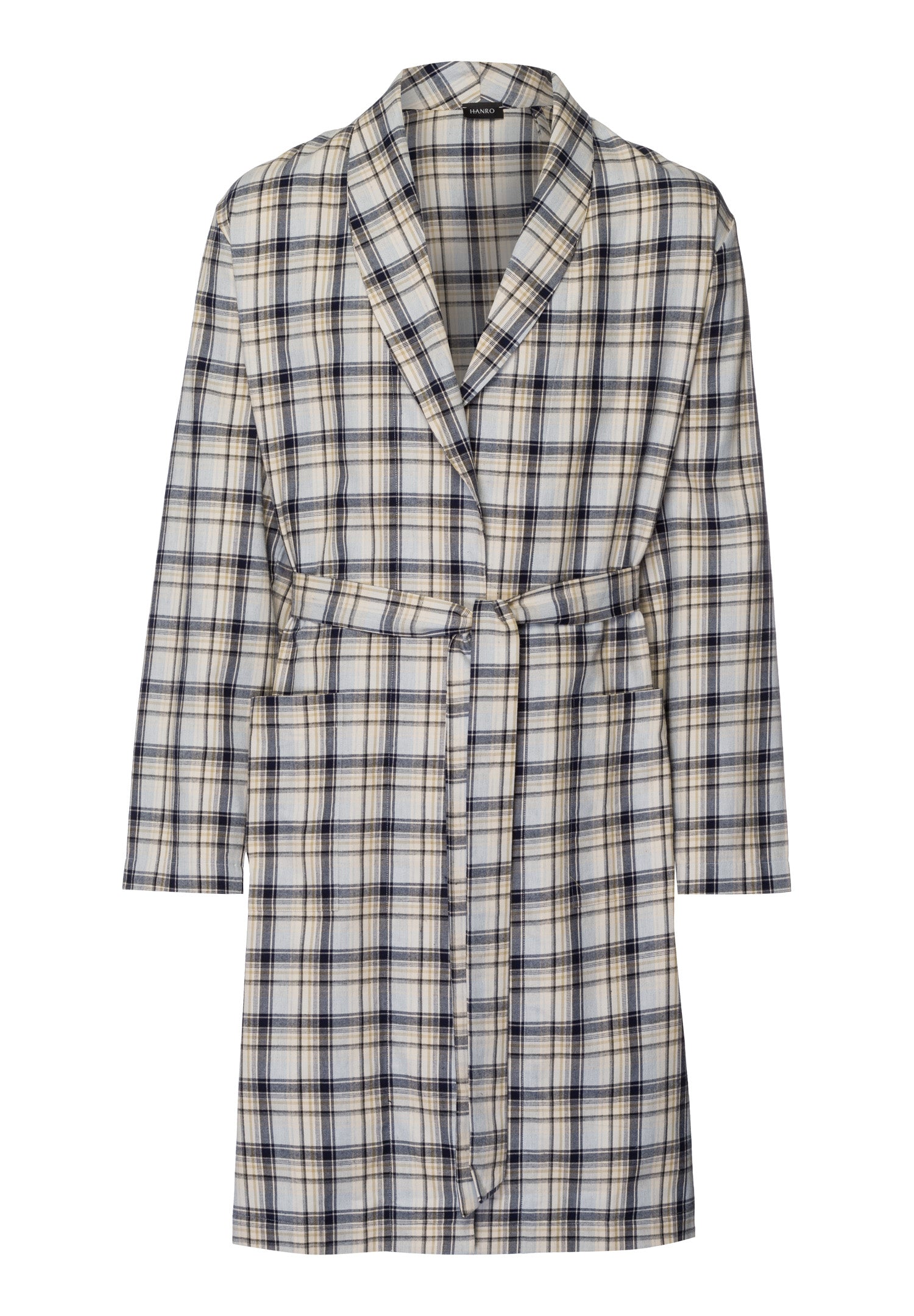 Cozy Comfort Cotton Flannel Robe | Cardamom Check 75729-3042