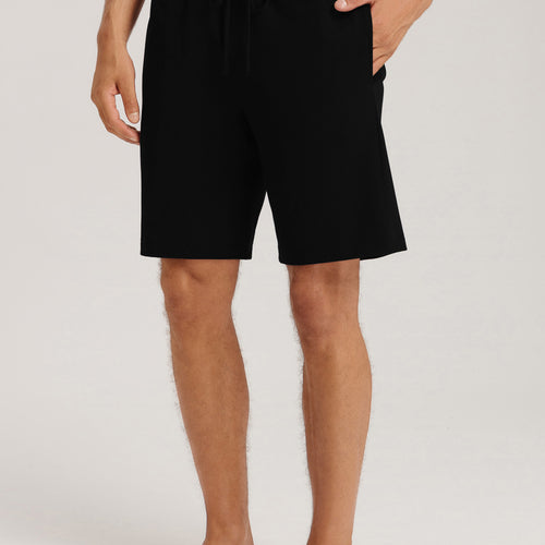 Night And Day Cotton Drawstring Shorts | Black 75750-019
