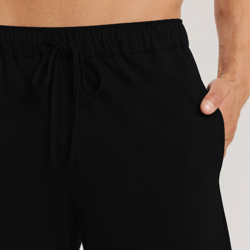 Night And Day Cotton Drawstring Shorts | Black 75750-019