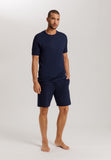 Night And Day Cotton Drawstring Shorts | Deep Navy 75750-1610