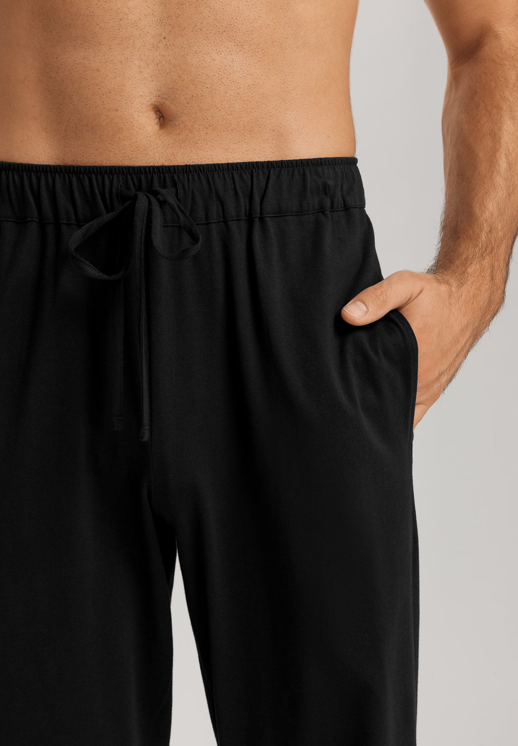 Night And Day Cotton Drawstring Pants | Black 75751-019