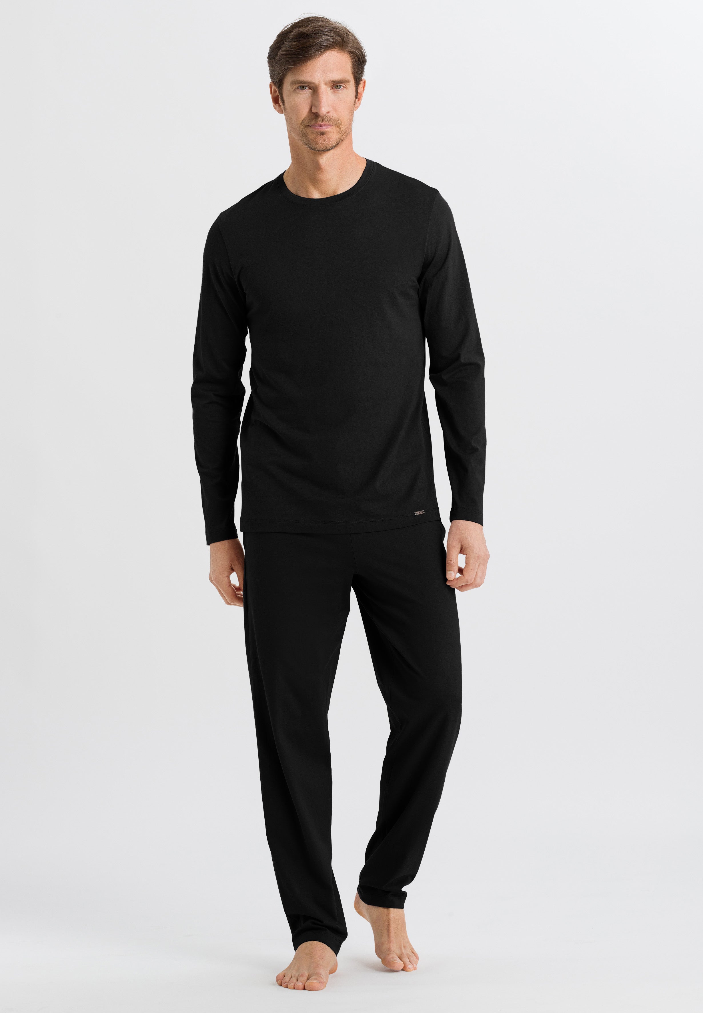 Night And Day Cotton Drawstring Pants | Black 75751-019