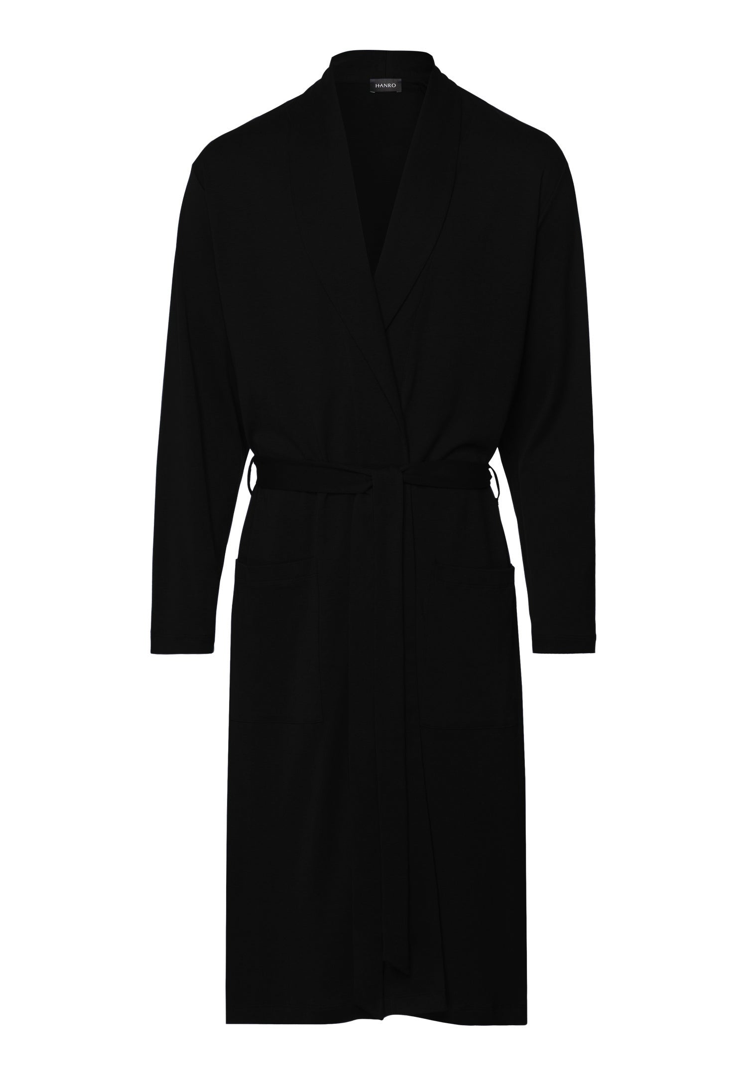 Night And Day Shawl Collar Cotton Robe | Black 75755-019
