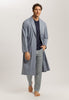 Night And Day Shawl Collar Cotton Robe 120cm | Cliff Grey 75755-2680