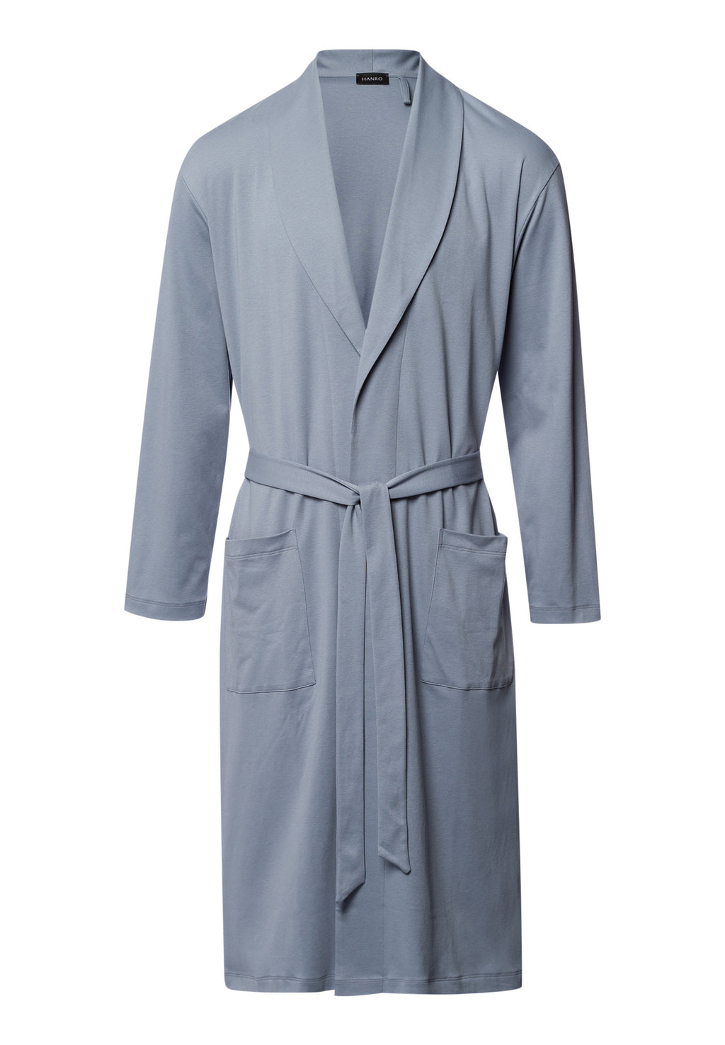 Night And Day Shawl Collar Cotton Robe 120cm | Cliff Grey 75755-2680
