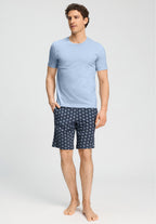 Night And Day Cotton Drawstring Shorts | Celestial Night 75756-3120