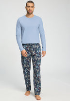Night And Day Cotton Drawstring Pants | Nighty Garden 75757-3124