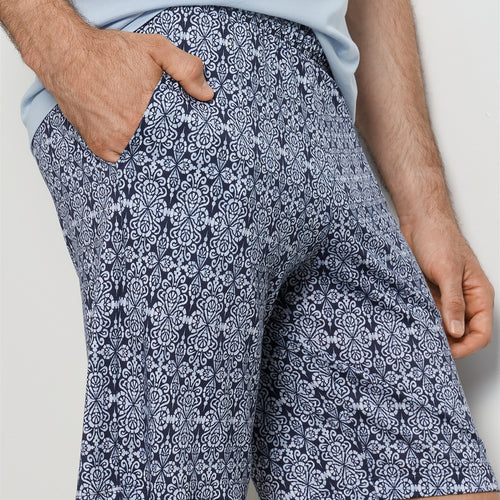 Night And Day Cotton and TENCEL™ V-Neck Pajama Set | Heritage Tiles 75758-3104