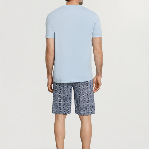 Night And Day Cotton and TENCEL™ V-Neck Pajama Set | Heritage Tiles 75758-3104