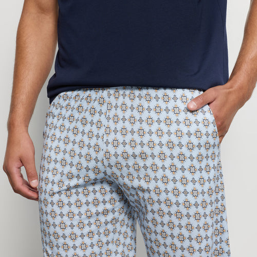 Night And Day Cotton and TENCEL™ Crew Neck Pajama Set | Pumpkin Ornaments 75759-3105