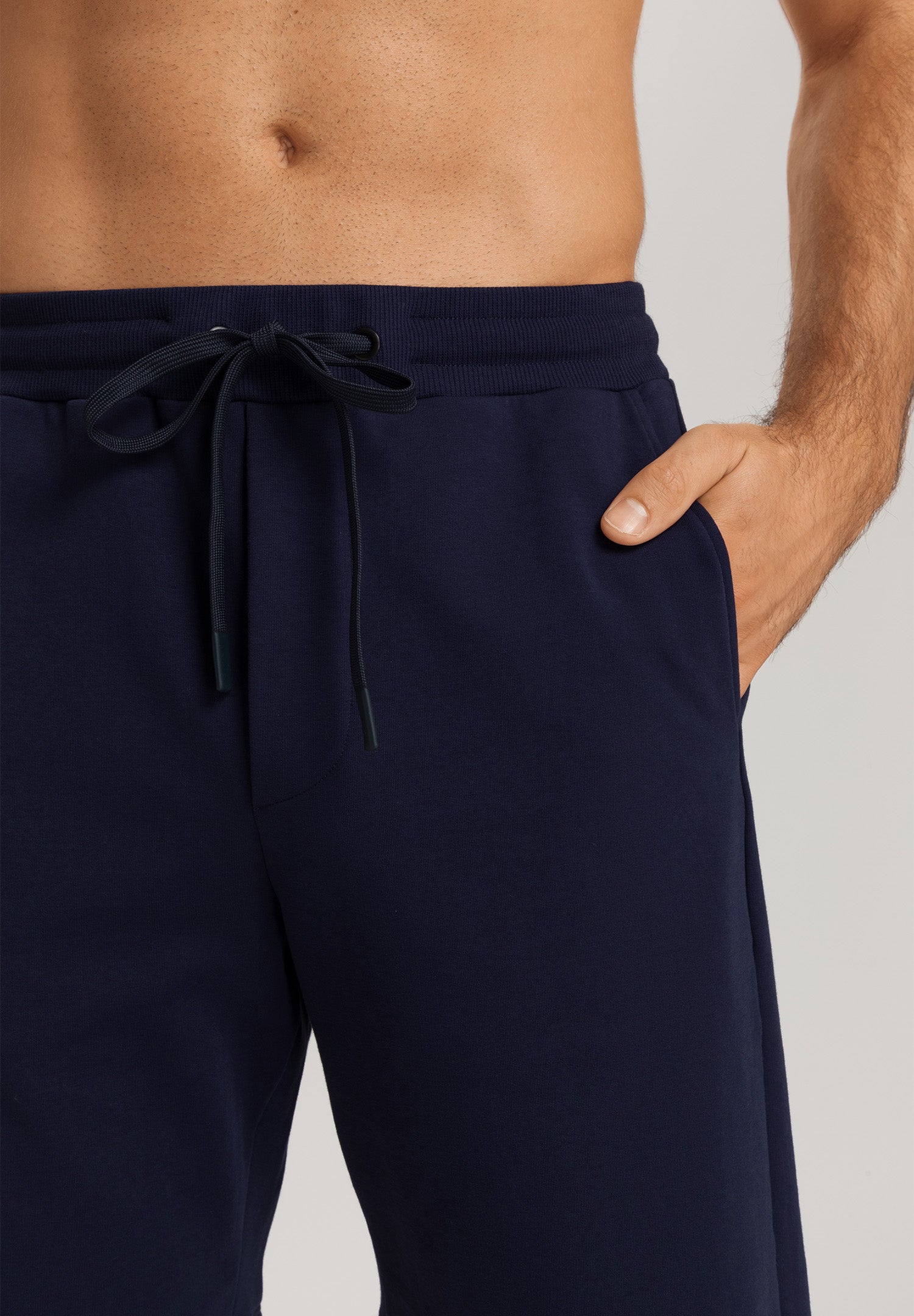Natural Living Organic Cotton Drawstring Shorts | Deep Navy 75772-1610