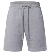 Natural Living Organic Cotton Drawstring Shorts | Grey Melange 75772-3014