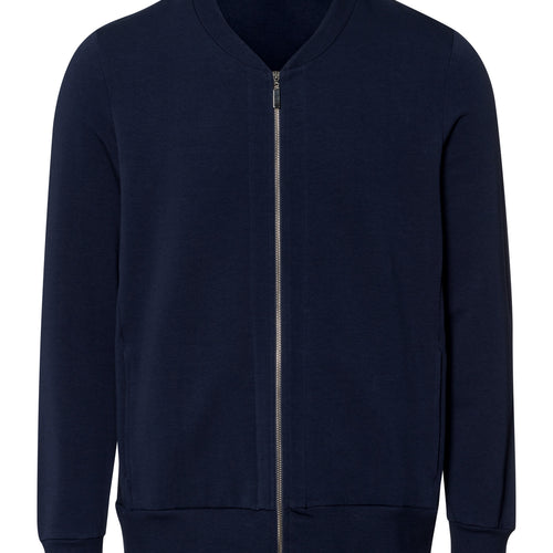 Natural Living Organic Cotton Zip-Up Sweatshirt | Deep Navy 75774-1610