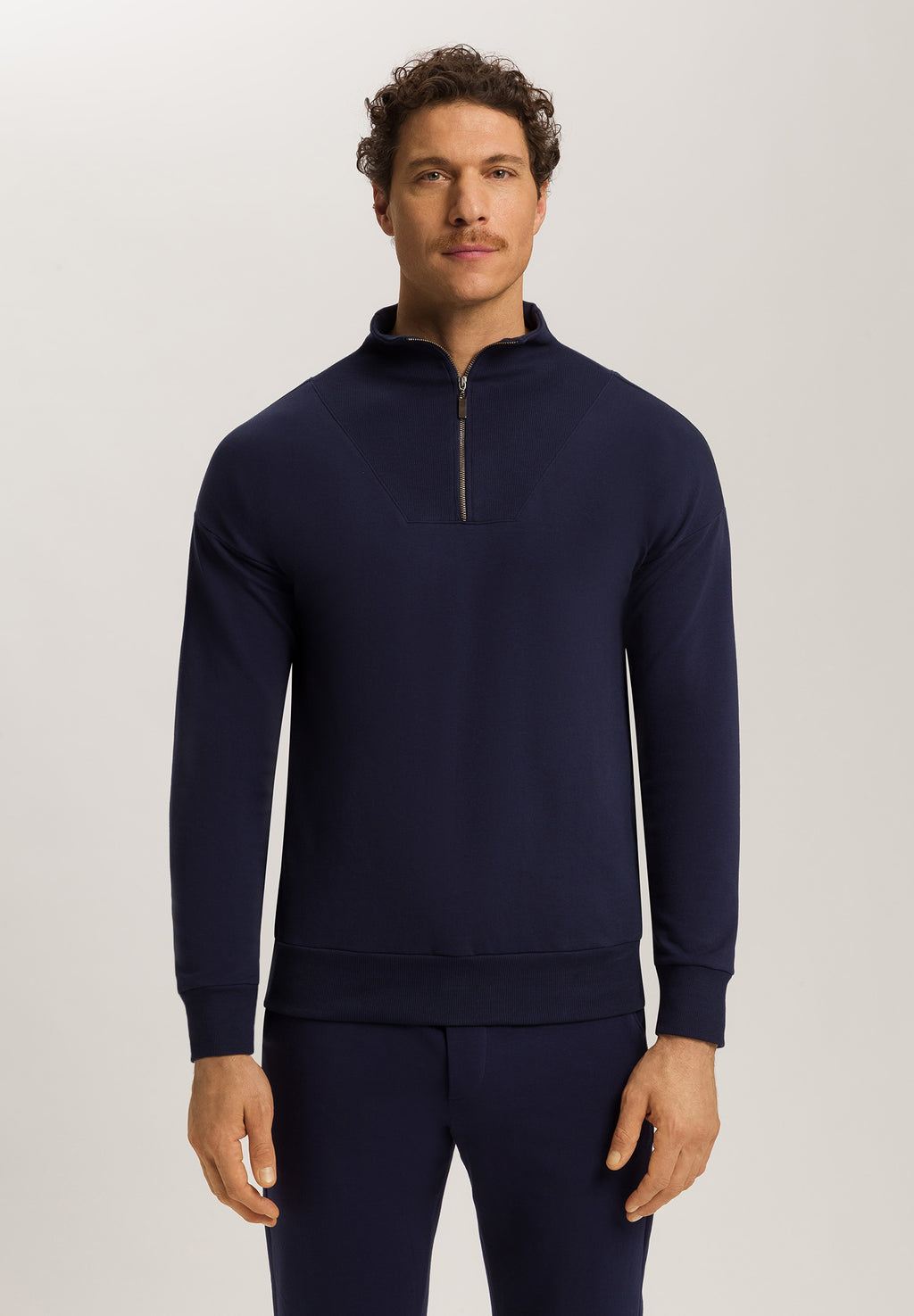Natural Living Organic Cotton French Terry Sweatshirt | Deep Navy 75775-1610
